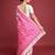 pink all-over jacquard work saree 