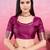 magenta zari woven saree with blouse