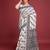 black all-over jacquard work saree 