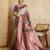 magenta soft silk blend saree with blouse