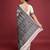 black all-over jacquard work saree 
