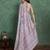 grey viscose digital print saree with rich pallu
