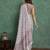 grey viscose digital print saree with rich pallu