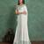 white viscose digital print saree with rich pallu