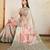 cream viscose digital print saree with rich pallu