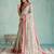 beige floral digital print silk blend saree
