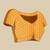 yellow soft organza intricate zari weaving saree