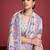 purple heavy jacquard saree with weaving pallu