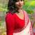 white intricate jacquard weaving saree