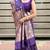 purple banarasi silk blend intricate self weave saree