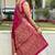 pink banarasi silk blend intricate self weave saree