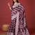 magenta jacquard saree with all over work pallu