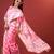 pink jacquard saree with all over work pallu