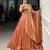 Luxurious Gold Silk Lehenga with Embroidered Dupatta