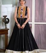 Navratri Black Lehenga with Embroidered Blouse