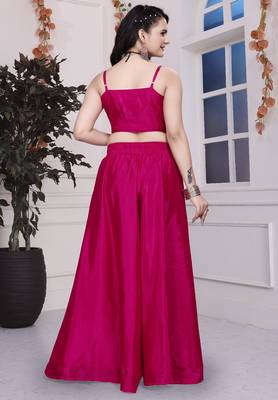 Blouse beautiful chinon fabric with exclusive beads work and adjustable clip on shoulder belt 4
