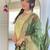 Yellow viscose chanderi heavy thread embroidery work with jacquard printed dupatta kurta pant set