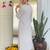 White viscose chanderi heavy thread embroidery with sequins work kurta pant set