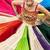 Vibrant Multicolor Traditional Lehenga with Mirror Work Crop Top