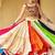 Vibrant Multicolor Traditional Lehenga with Mirror Work Crop Top
