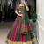 Classic Green and Pink Lehenga with Gold Accents