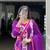 Vibrant Purple Floral Lehenga Choli with Matching Dupatta
