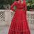 Vibrant Bandhej Printed Red Lehenga with Embroidered Blouse