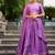 Lavender Classic Lehenga with Golden Accents