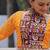 Vibrant Bandhej Printed Yellow Lehenga with Embroidered Blouse