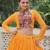 Vibrant Bandhej Printed Yellow Lehenga with Embroidered Blouse