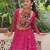 Vibrant Bandhej Printed Pink Lehenga with Embroidered Blouse