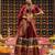 Majestic Elegance in Traditional Maroon Lehenga