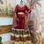 Majestic Elegance in Traditional Maroon Lehenga