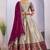 Regal Beige and Maroon Traditional Lehenga choli with Embroidered Detailing