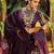 Regal Tradition in Deep Purple Embroidered Lehenga