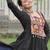 Multi-Colored Ethnic Skirt with Embroidered Black Blouse