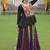 Multi-Colored Ethnic Skirt with Embroidered Black Blouse