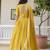 Yellow Art Silk Embroidery work Lehenga Choli with Dupatta