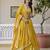 Yellow Art Silk Embroidery work Lehenga Choli with Dupatta