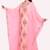 Royal Stitched Kaftan in Peach Pink with Stone and Handwork design 