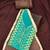 Women's sea green modal chanderi embroidered unstitched dress material