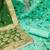 Women's sea green modal chanderi hand work unstitched dress material