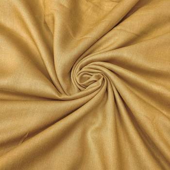 Women's mustard organza embroidered handwork unstitched dress material 4