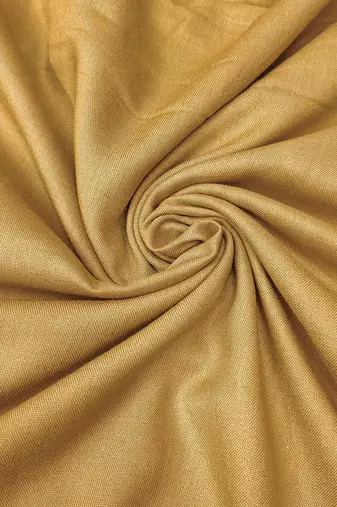 Women's mustard organza embroidered handwork unstitched dress material