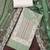 Women's pista premium roman cotton embroidered handwork unstitched dress material