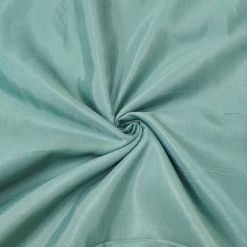Women's sky blue premium roman cotton embroidered unstitched dress material 4