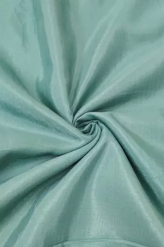 Women's sky blue premium roman cotton embroidered unstitched dress material