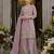 Tansu rose light lavender embroidered cotton kurta sets