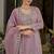 Tansu rose light lavender embroidered cotton kurta sets