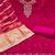 Women's magenta silk embroidered unstitched dress material